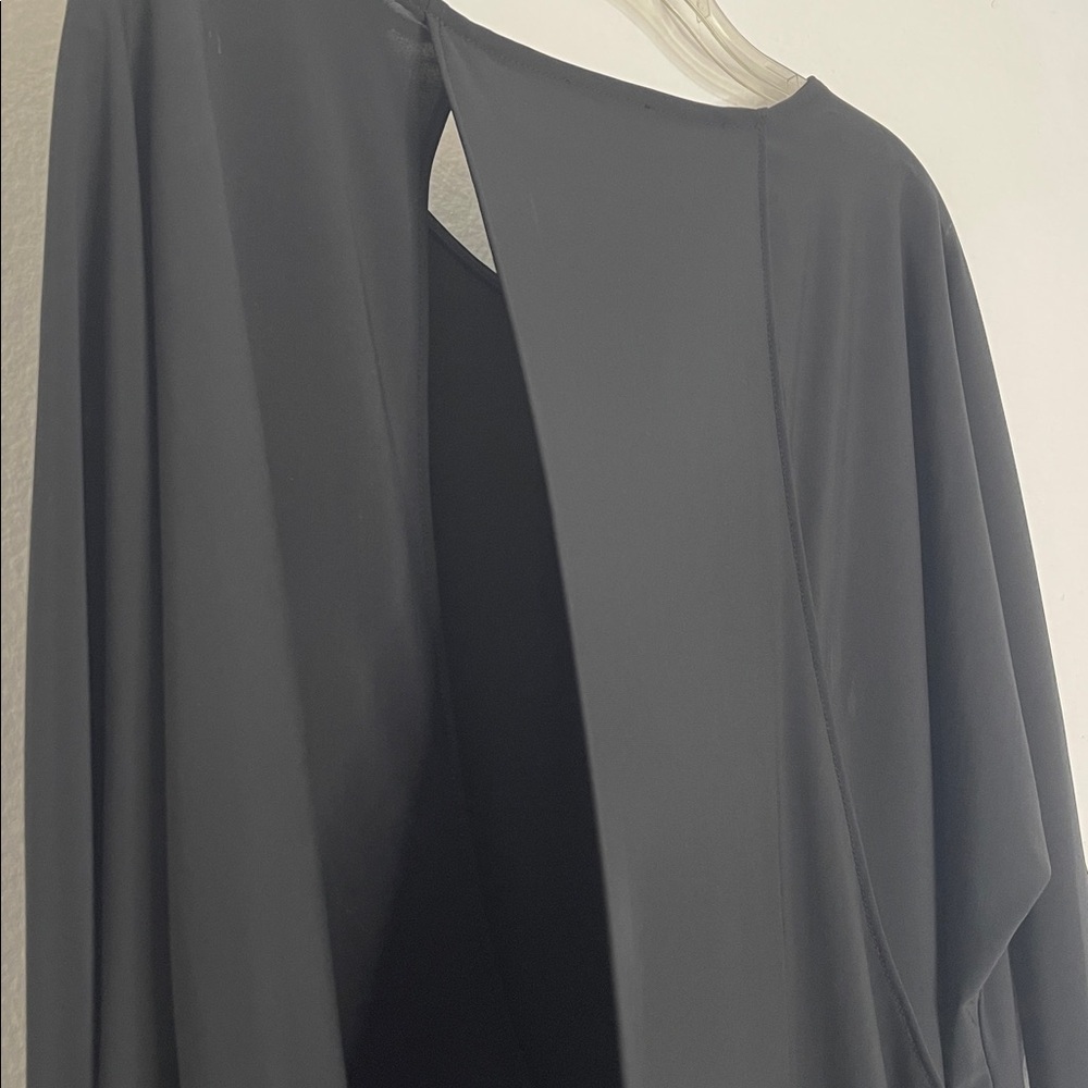 BNWT Rag & Bone Draped Slit Back Long Sleeve Jersey Top Blouse Size 4 - Picture 5 of 6